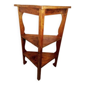 Vintage wooden corner stand