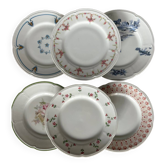 Limoges porcelain dessert plates