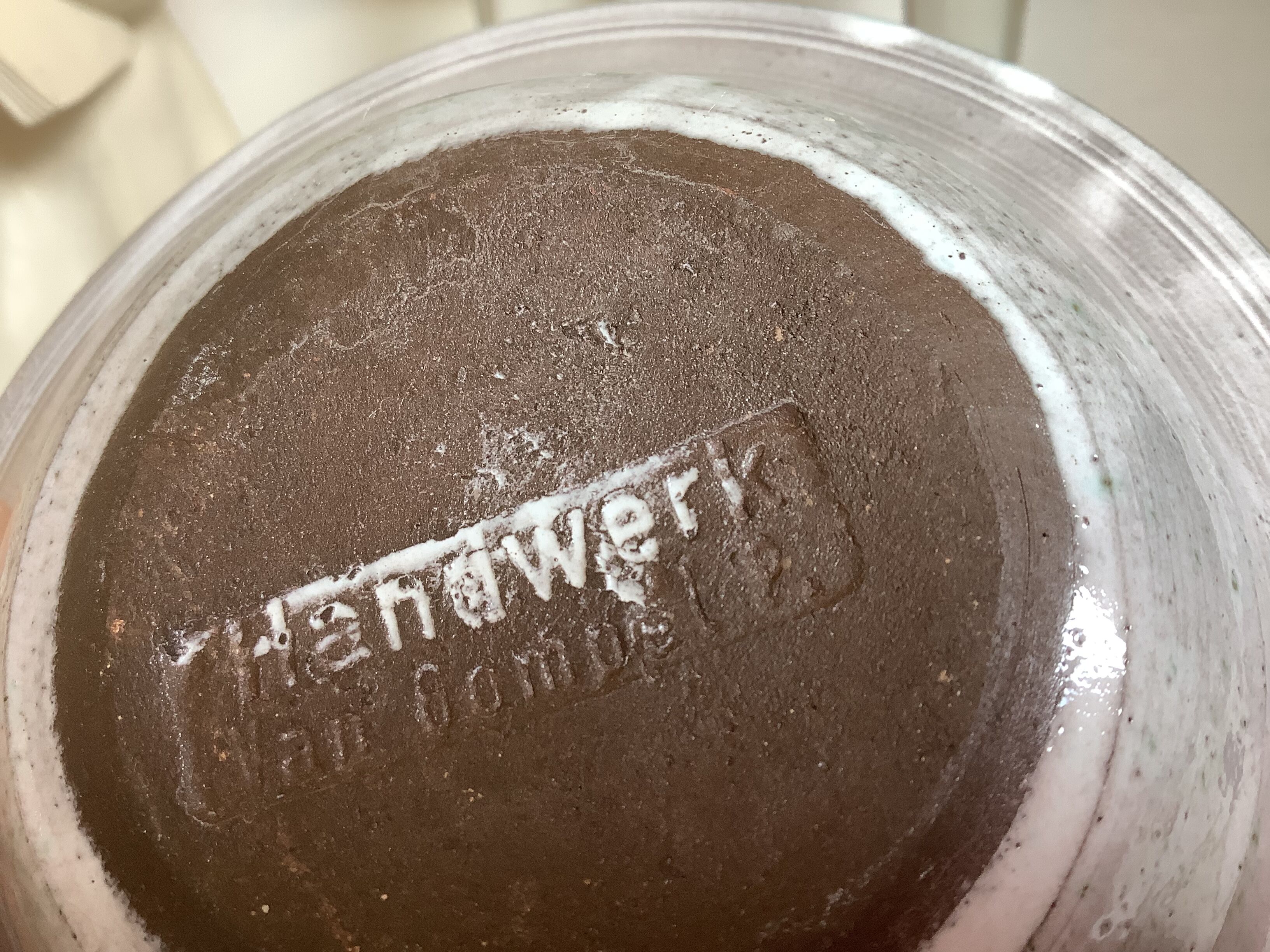 Cellar rat candle holder ceramic van gompel