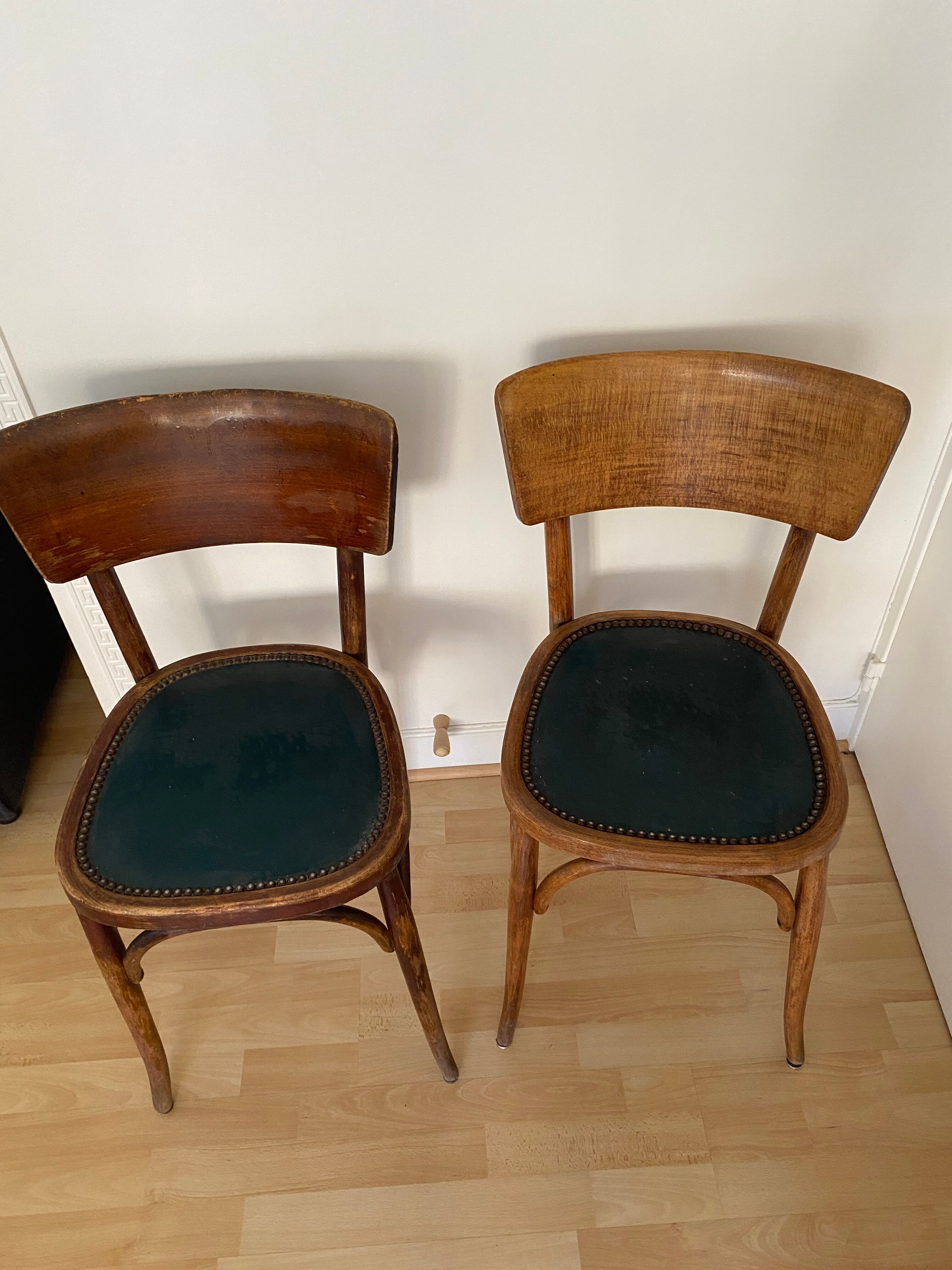Paire de chaises bistrot