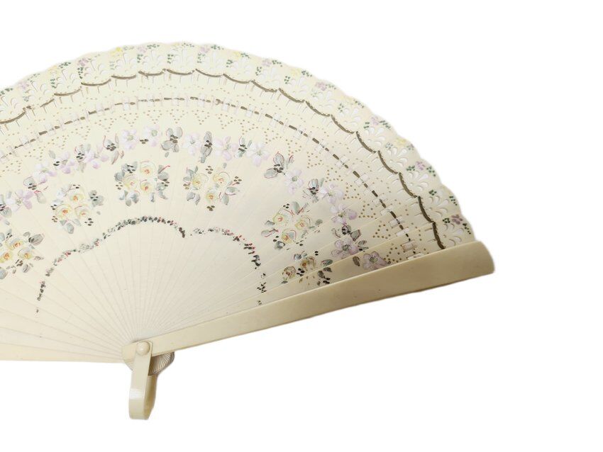 Art Nouveau Polish celluloid fan, 1930s