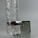 1960s/70s Wall Lamp in Glass & Chrome, Brutalist German Design