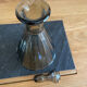 Amber glass decanter