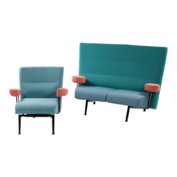 Salon complet par Johannes Foersom & Peter Hiort Lorenzen, 1980 Danemark