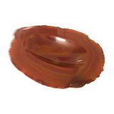 Empty brown agate stone pocket