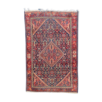 Old Persian carpet of Mahal handmade 126x197 cm