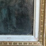 Painting bouquet of flower ellie signed Miller Ranson