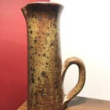Pichet en grès néphrite années 50