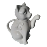 Teapot white cat