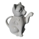 Théière chat blanc