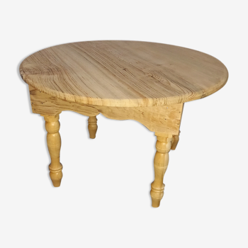 Table en bois de cèdre berbère, table basse en bois traditionnelle