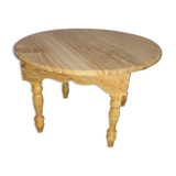 Table en bois de cèdre berbère, table basse en bois traditionnelle