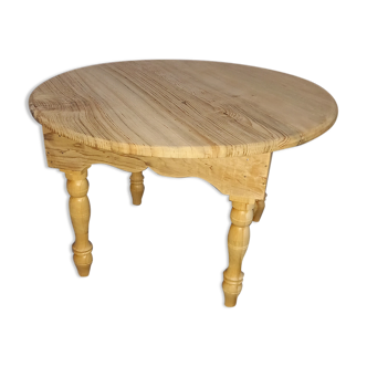 Table en bois de cèdre berbère, table basse en bois traditionnelle