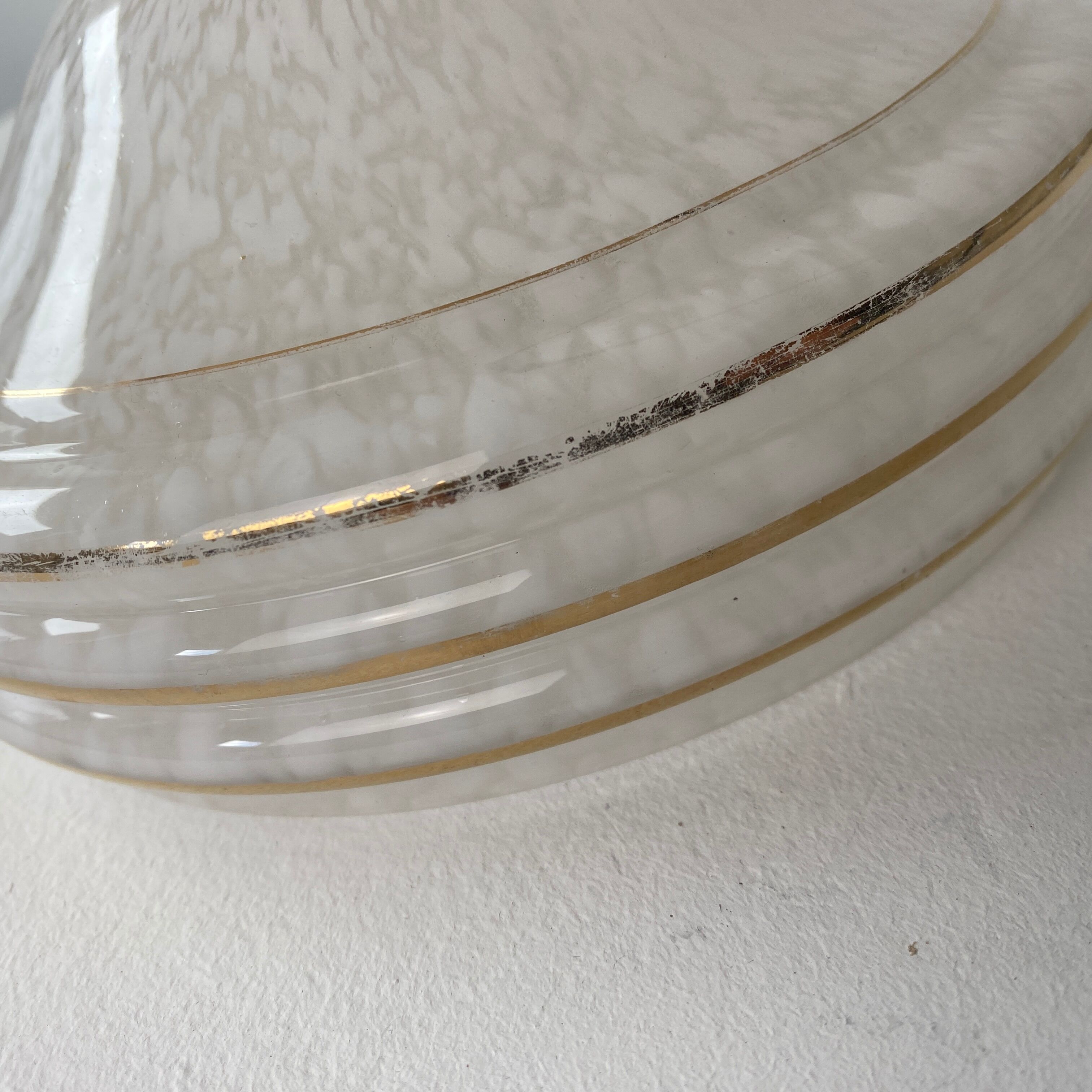 Lot 3 old glass suspensions from vintage clichy