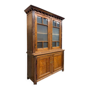 vitrine vintage en bois