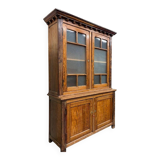 Vintage wooden display cabinet / wardrobe