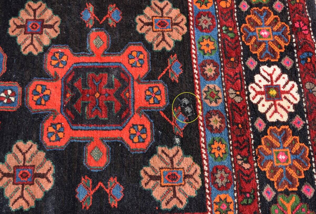 Kazak caucasian rug – hand-knotted – 243 x 140 cm
