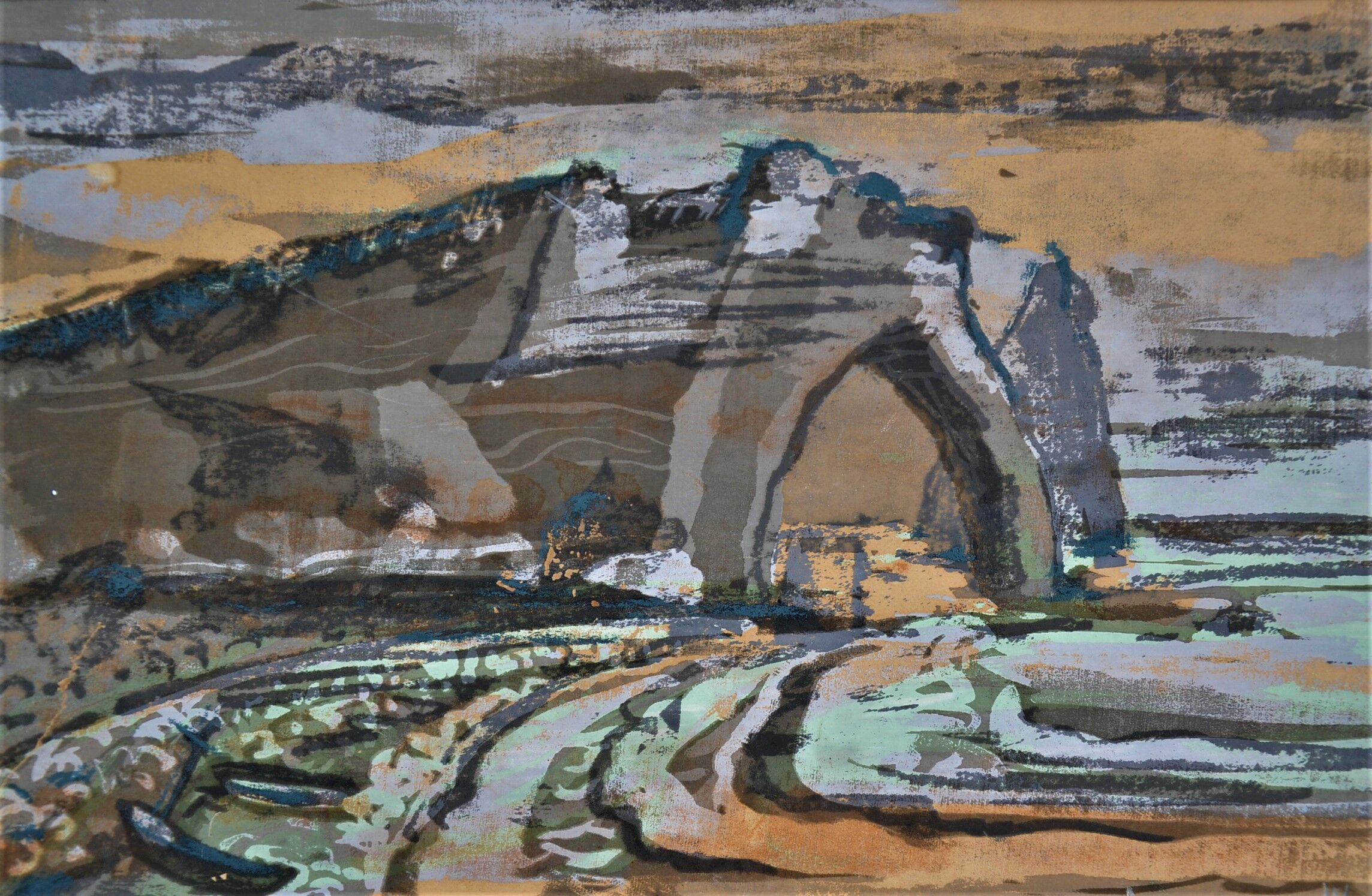 Table the Ark and the Hollow Needle of Etretat