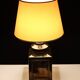 Superb square Ceramic Table lamp 1970s France
