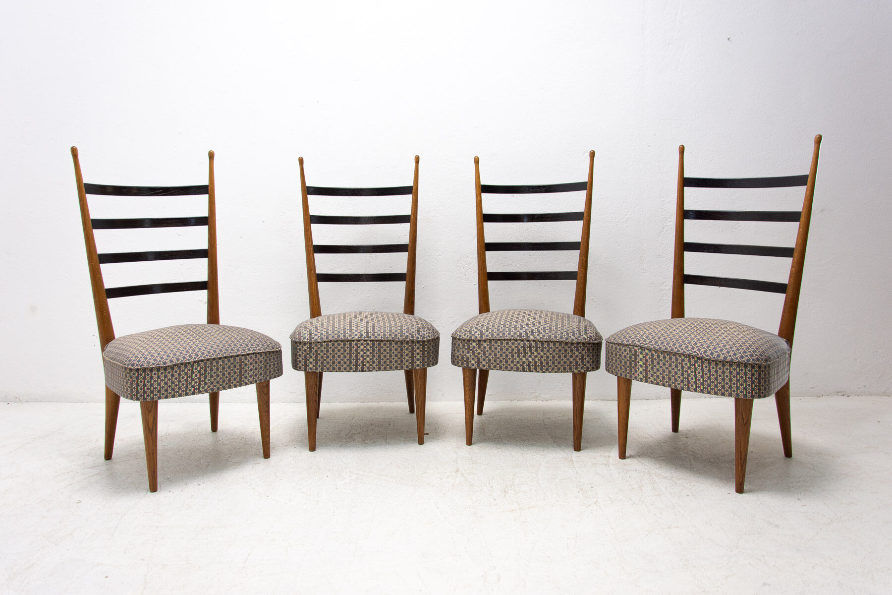 Chaises de salle à manger par Josef Pehr, Tchécoslovaquie, années 1940