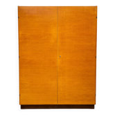 Two-door wardrobe designed by Mojmír Požár, Czechoslovakia, 1960s.