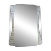 Miroir vintage rétro forme libre années 60 x 80