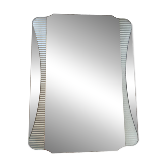 Vintage retro free form mirror 60s x 80s