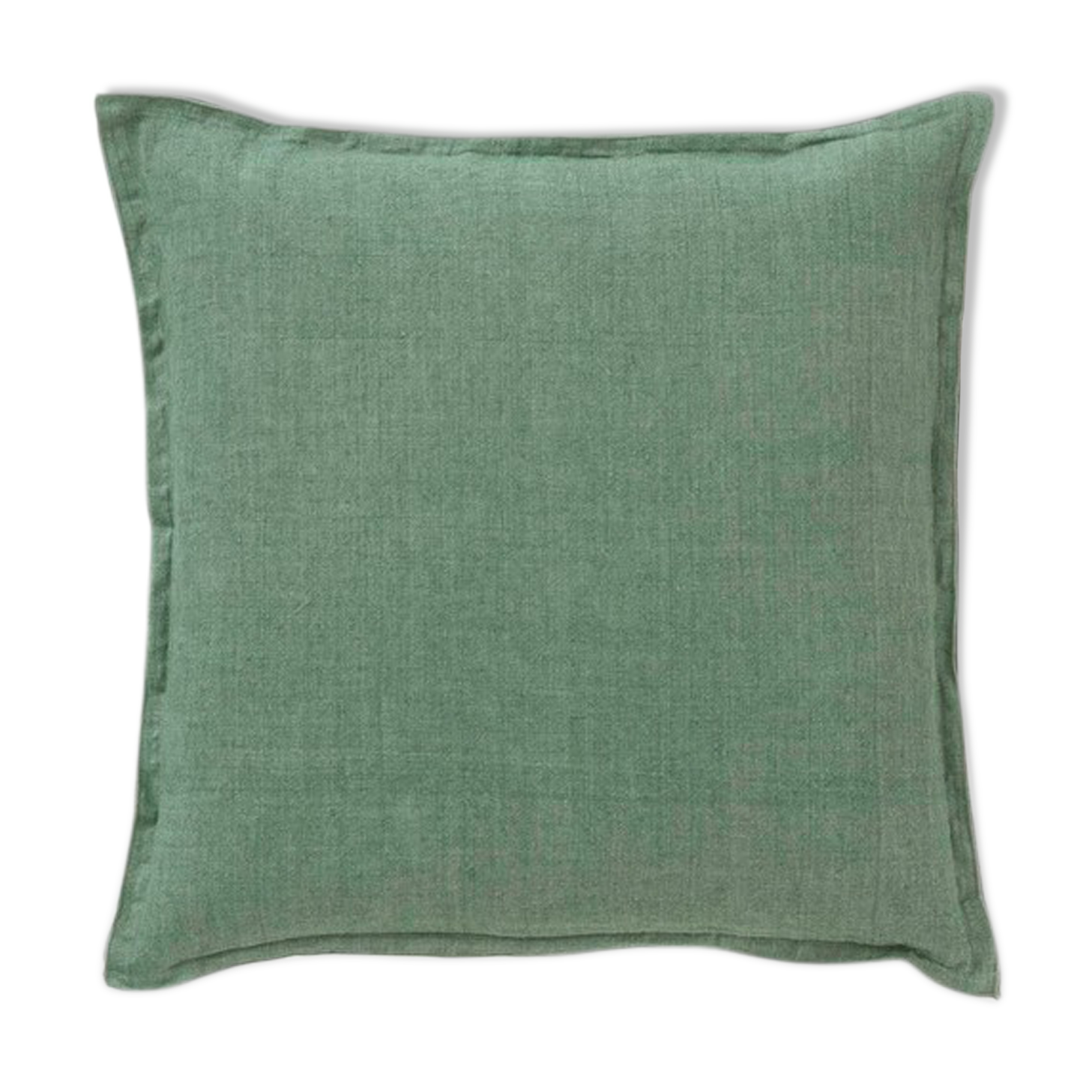 Linen cushion 50x50cm green