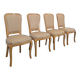 Set of 4 beech chairs
