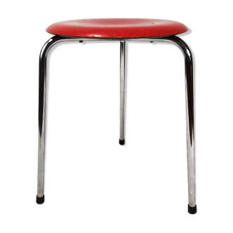 Tabouret trépied, Werzalit, Allemagne, années 1950