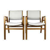 Chaises beige vintage années 1970