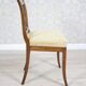 Set of 2 Ash Chairs in White Upholstery, 1950s