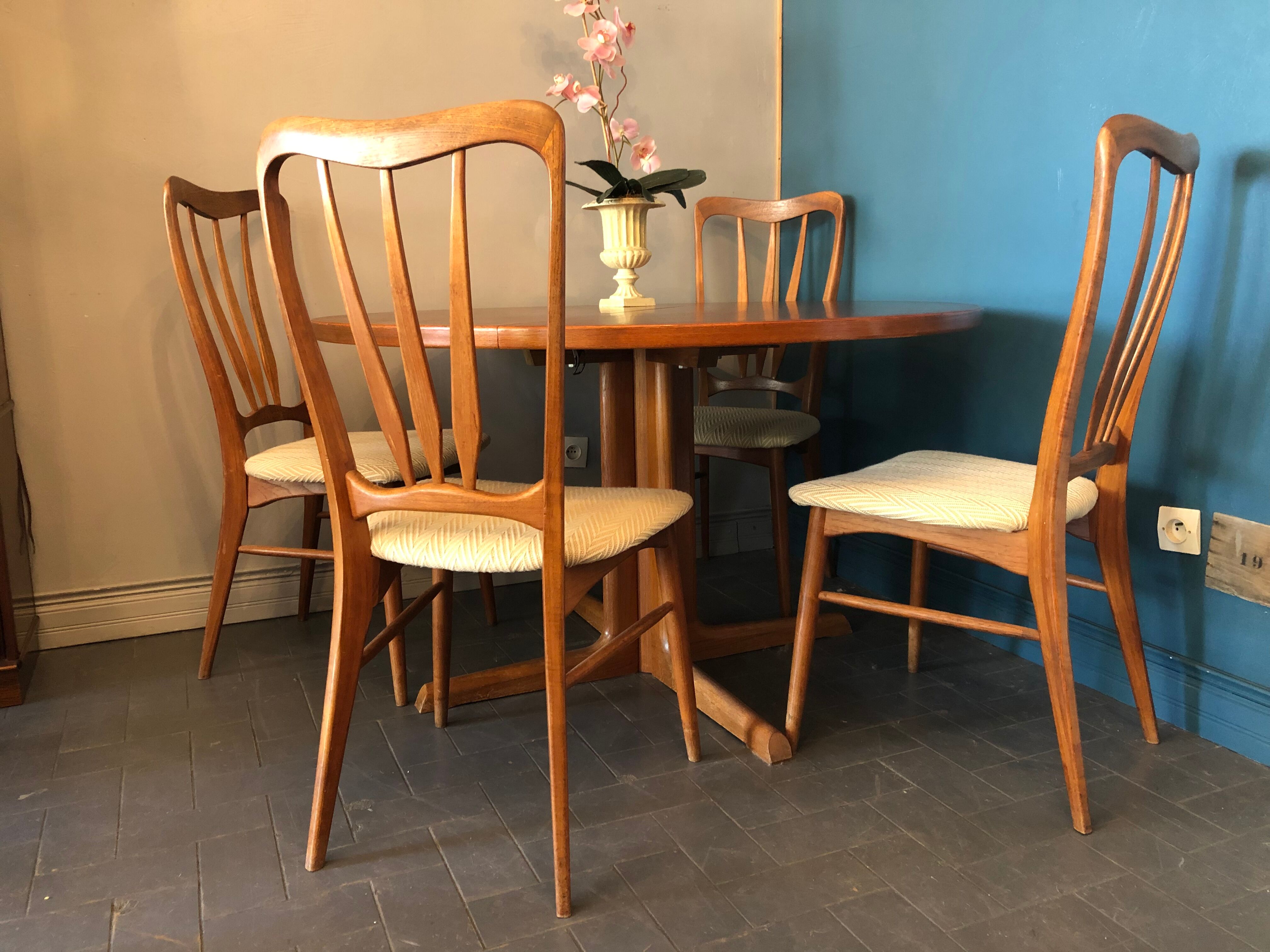 4 design chairs Niels Koefoed
