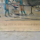 Grande toile ancienne