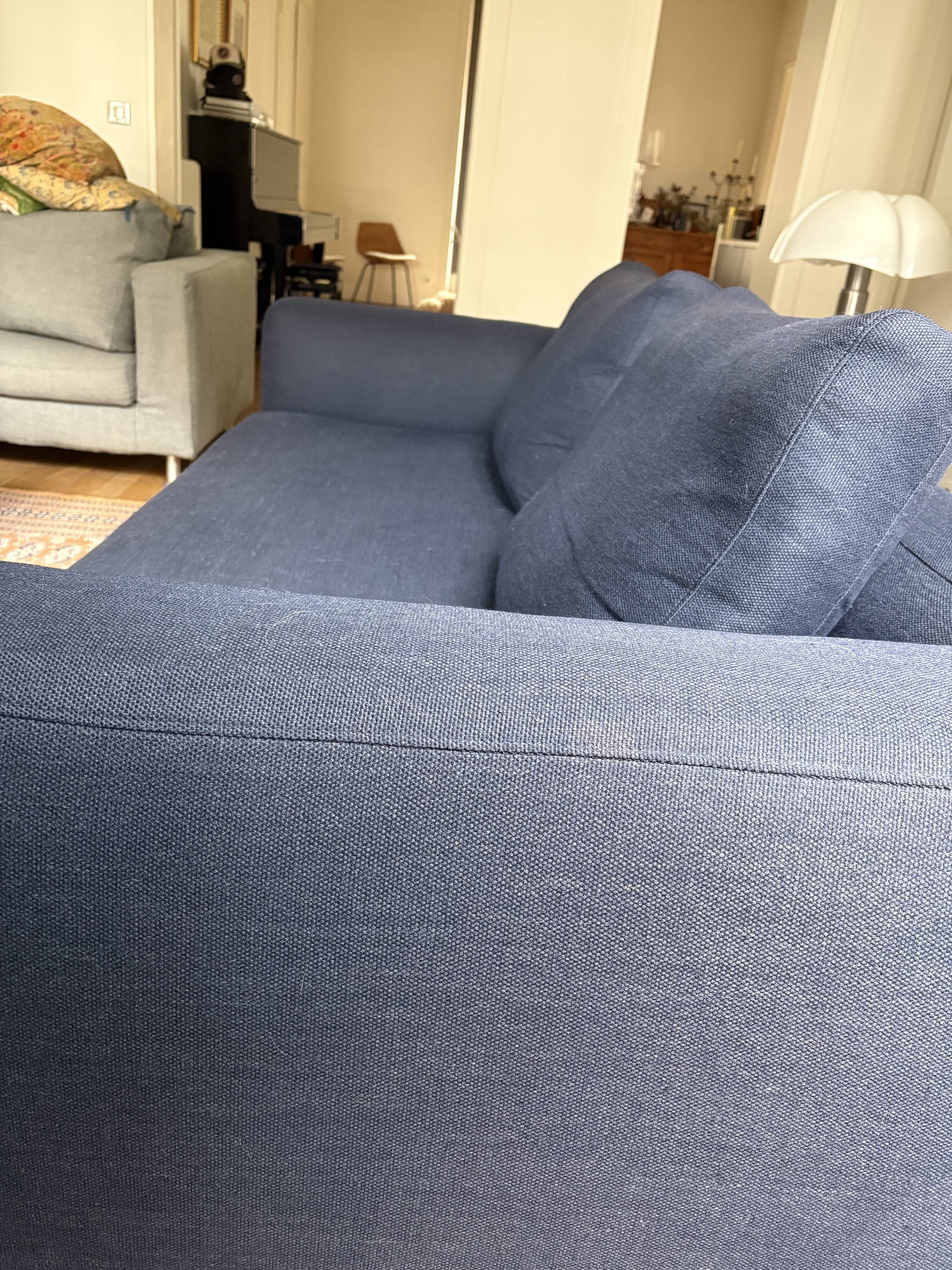 Contemporary blue fabric sofa Zanotta