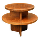 Table à thé Art Déco en noyer
