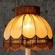 Art Deco Table Lamp in Ceramic and Textile Lampshade, Austria-Vienna, 1910s