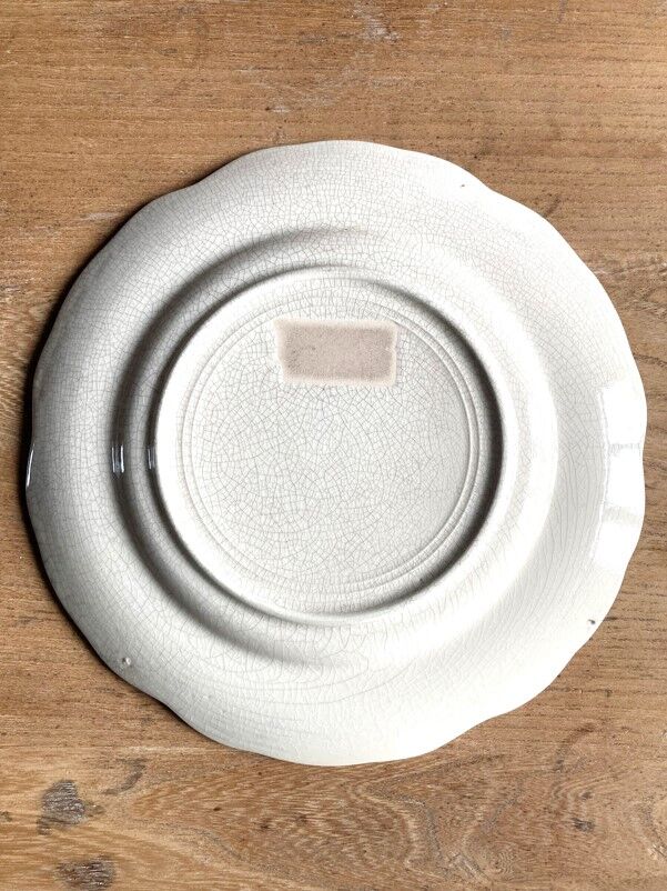 Assiette bleue "pêcheur"