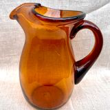 Vintage amber pitcher