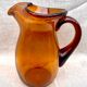 Vintage amber pitcher