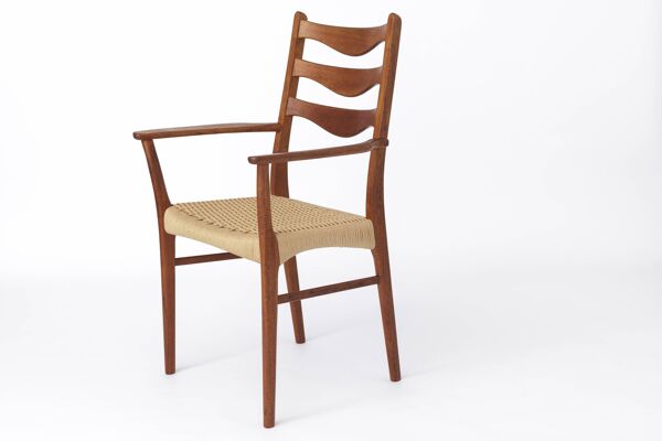 Fauteuil vintage en teck 1960 - Arne Wahl Iversen, Danois