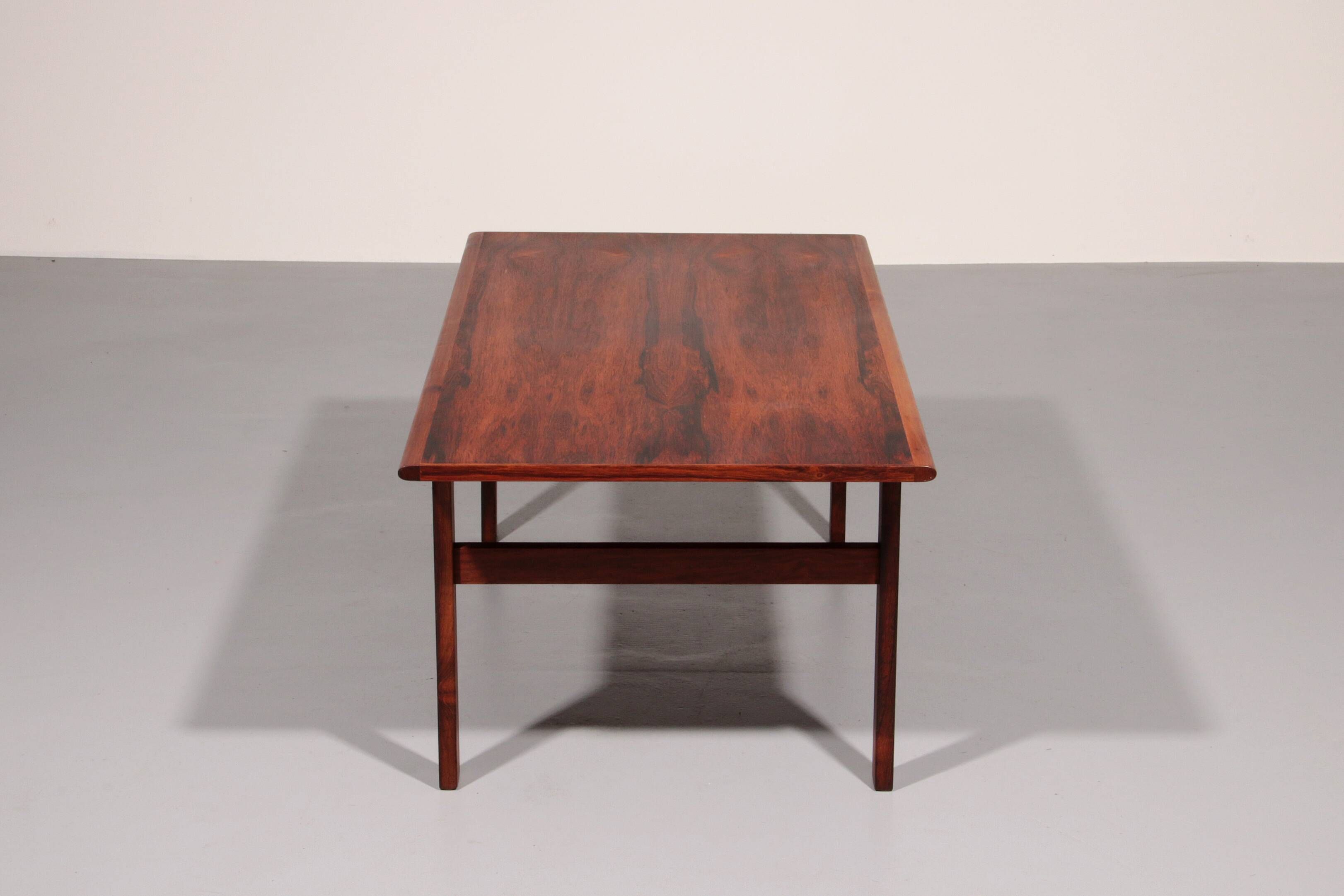 Capella Coffee Table in wood by Illum Wikkelsø for Niels Eilersen, 1960s