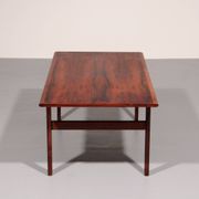 Capella Coffee Table in wood by Illum Wikkelsø for Niels Eilersen, 1960s