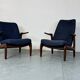 Mid-Century Modernist Danish Teak Lounge Chairs, 1960s, Set of 2