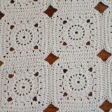 2 antique handmade crochet bedspreads