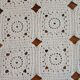 2 dessus de lit anciens en crochet fait main