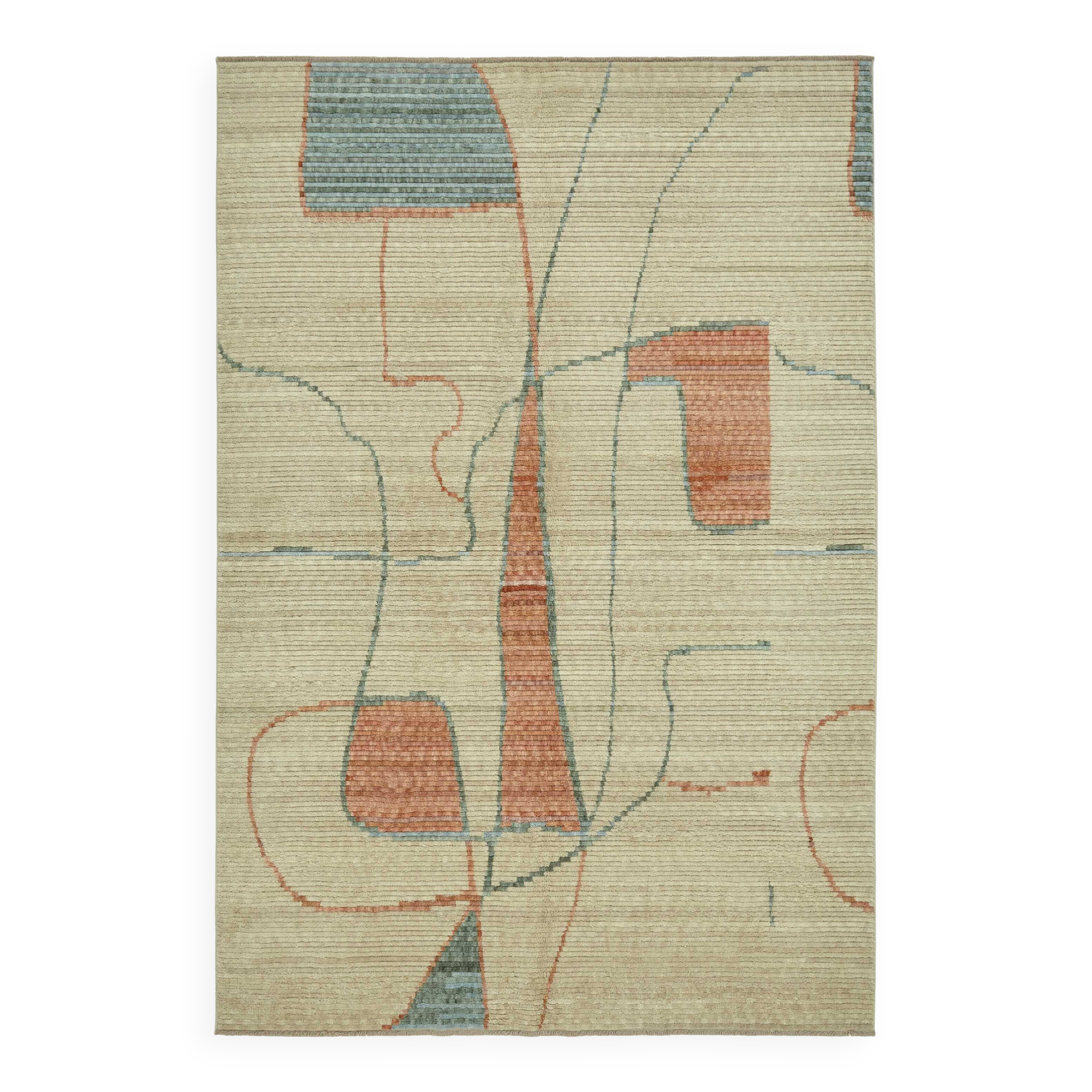Turkish Handcrafted Loom Oushak Rug 205 cm x 297 cm