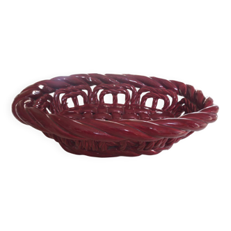 Vallauris ceramic basket