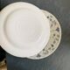 5 assiettes à fleurs bleues vintage
