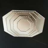 Set of 7 bevelled mirrors